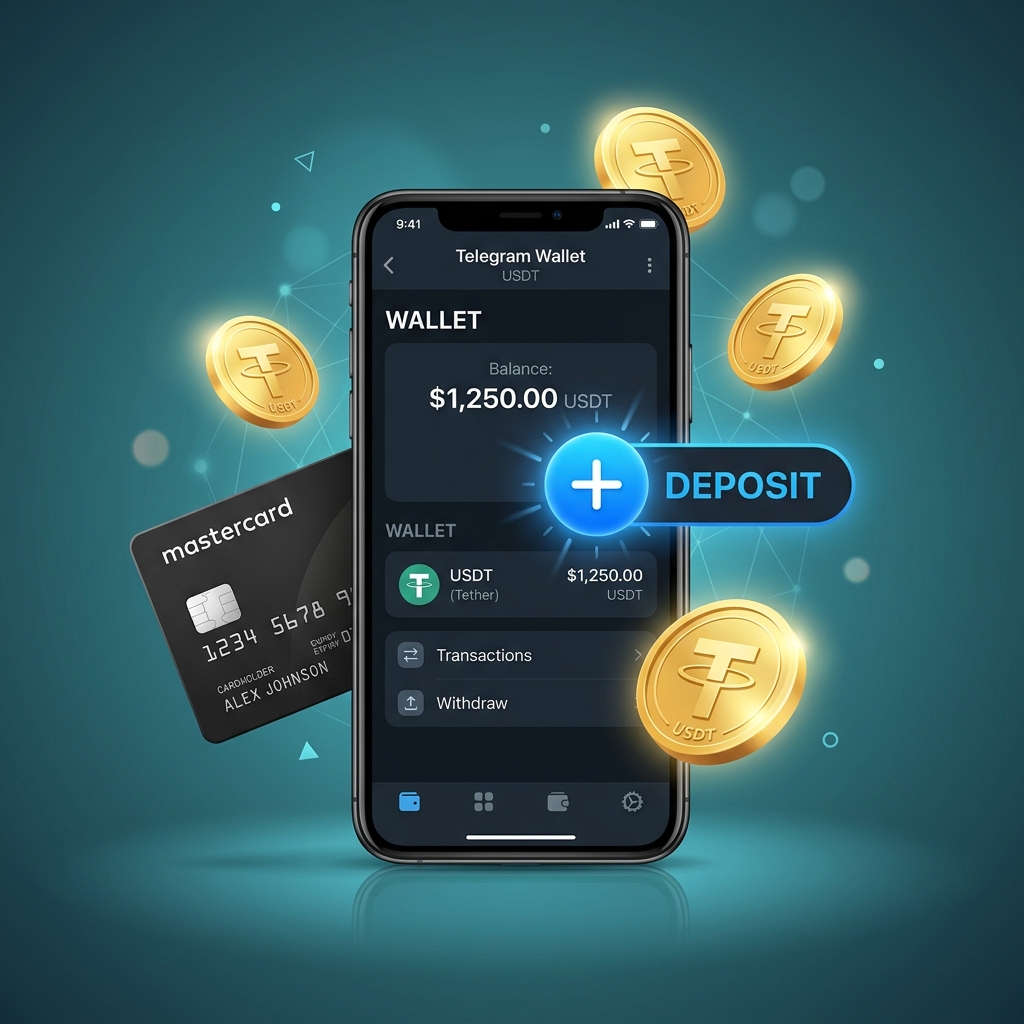 Step 1 Telegram Wallet Deposit